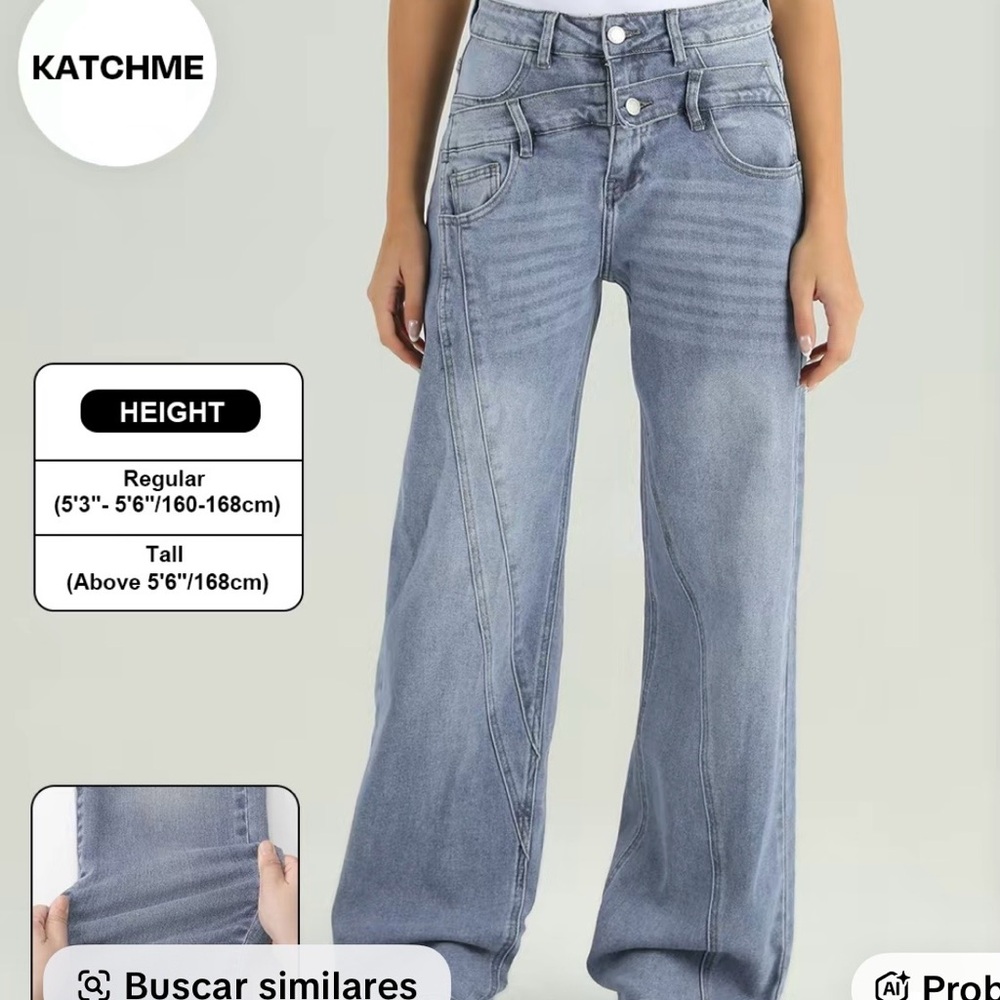 Women's Light Blue Flare Jeans